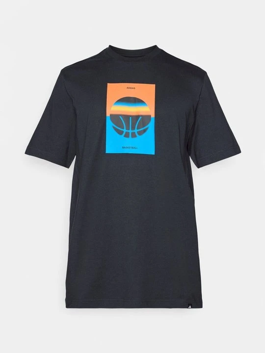 Zdjęcie produktu T-shirt z nadrukiem Adidas czarny