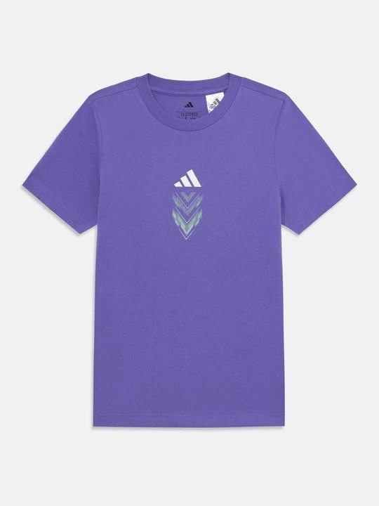 Zdjęcie produktu T-shirt z nadrukiem Adidas fioletowy