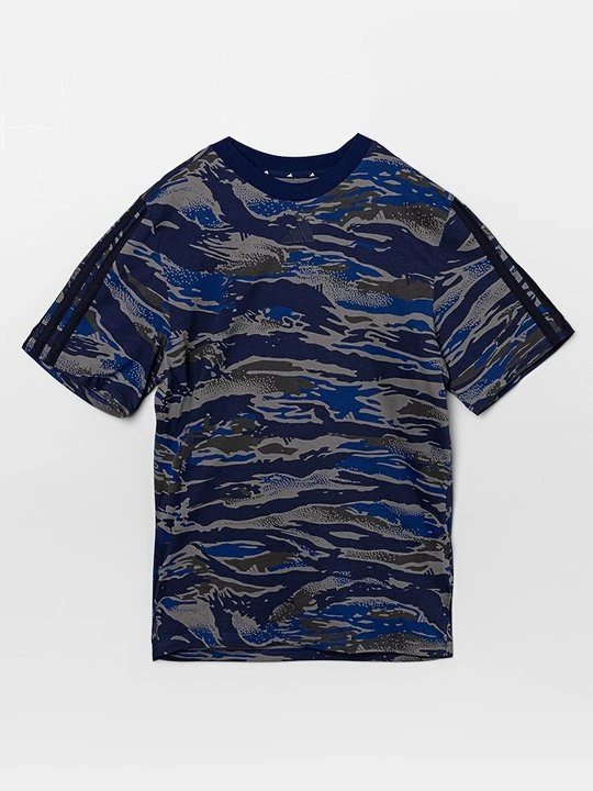 Zdjęcie produktu T-shirt z nadrukiem Adidas niebieski