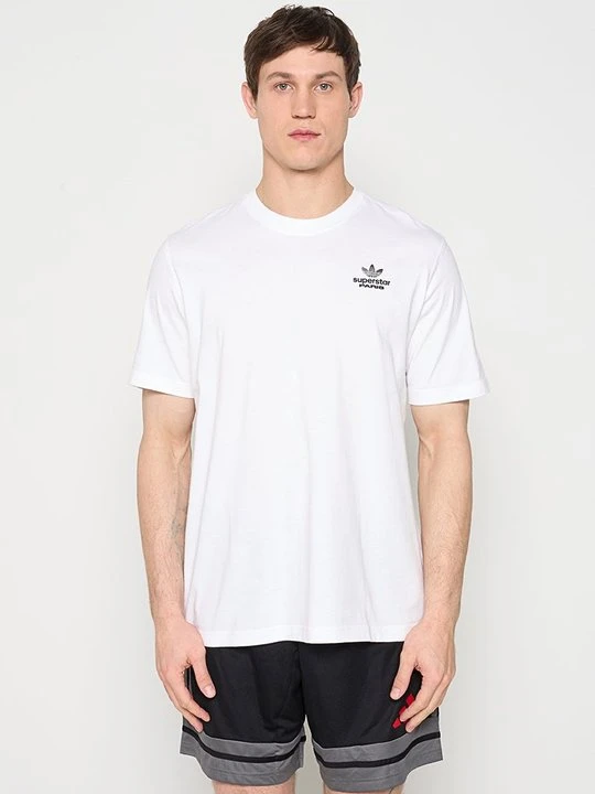 Zdjęcie produktu T-shirt z nadrukiem Adidas biały