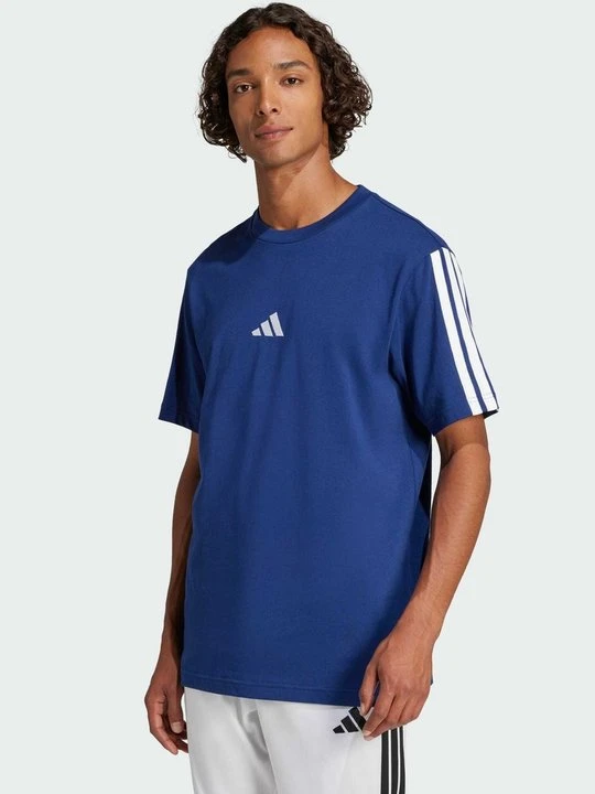 Zdjęcie produktu T-shirt z nadrukiem Adidas niebieski
