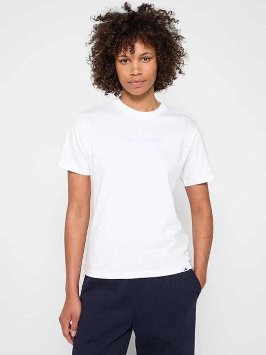 Zdjęcie produktu T-shirt z nadrukiem Adidas biały