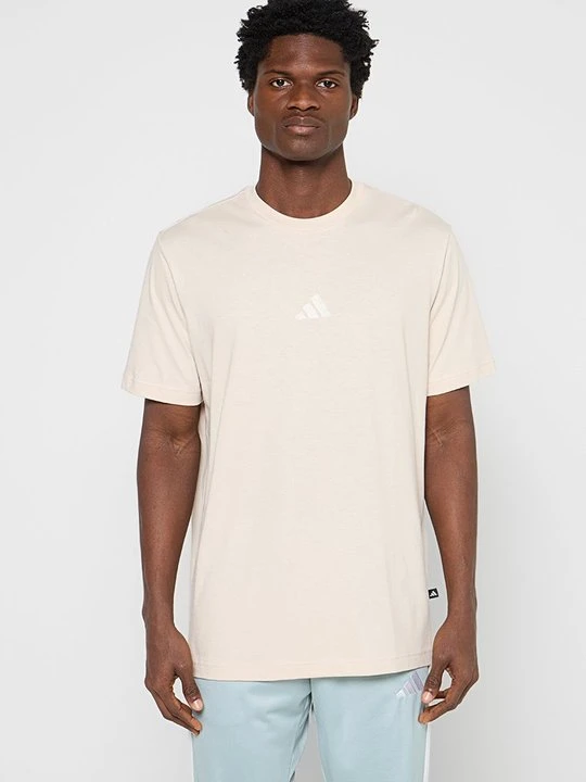 Zdjęcie produktu T-shirt z nadrukiem Adidas beżowy