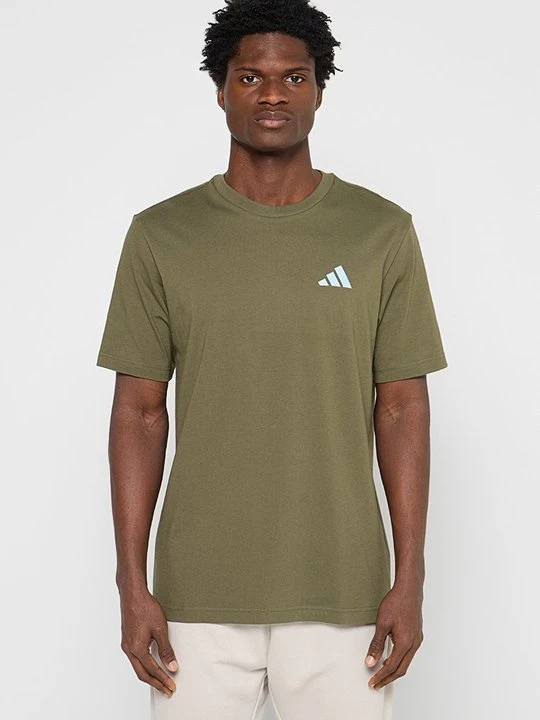 Zdjęcie produktu T-shirt z nadrukiem Adidas zielony