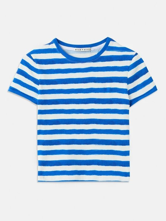 Zdjęcie produktu T-shirt z nadrukiem Alice + Olivia zielony