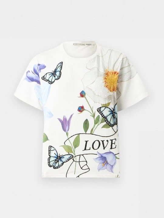 Zdjęcie produktu T-shirt z nadrukiem Alice + Olivia