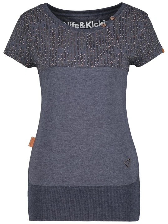 Zdjęcie produktu T-shirt z nadrukiem ALIFE & Kickin granatowy