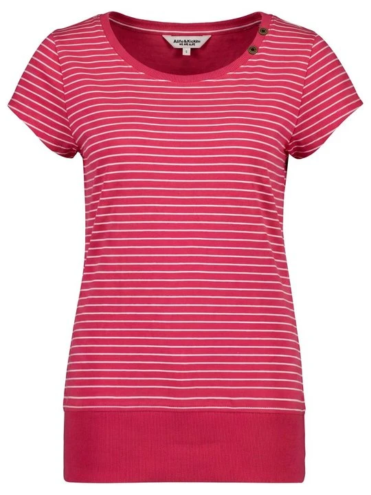 Zdjęcie produktu T-shirt z nadrukiem ALIFE & Kickin czerwony