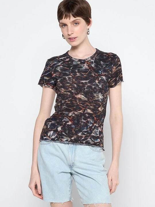 Zdjęcie produktu T-shirt z nadrukiem AllSaints czarny