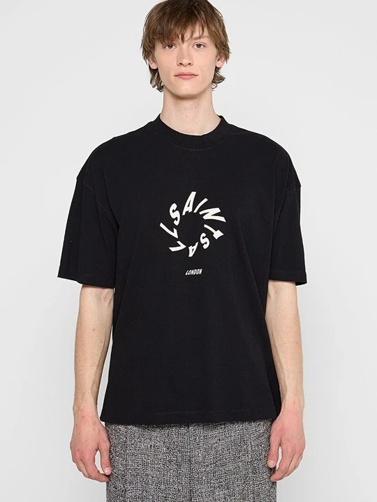 Zdjęcie produktu T-shirt z nadrukiem AllSaints czarny