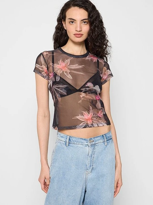 Zdjęcie produktu T-shirt z nadrukiem AllSaints czarny