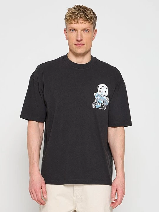 Zdjęcie produktu T-shirt z nadrukiem AllSaints czarny