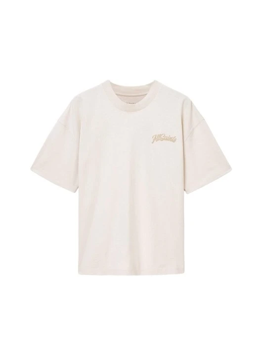Zdjęcie produktu T-shirt z nadrukiem AllSaints mleczny