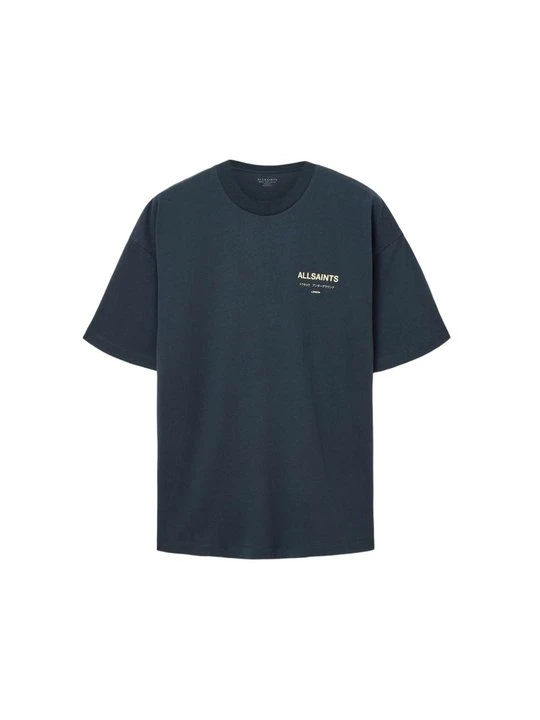 Zdjęcie produktu T-shirt z nadrukiem AllSaints niebieski