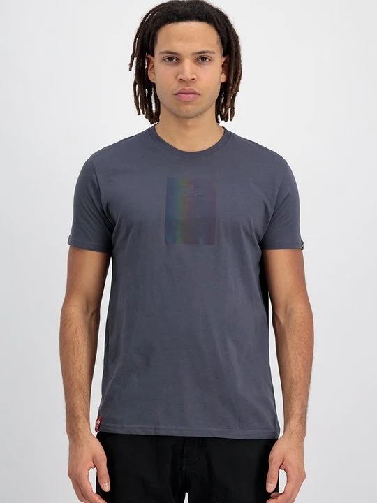 Zdjęcie produktu T-shirt z nadrukiem Alpha Industries szary