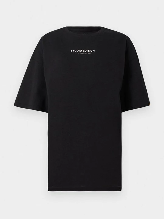 Zdjęcie produktu T-shirt z nadrukiem Alpha Industries czarny
