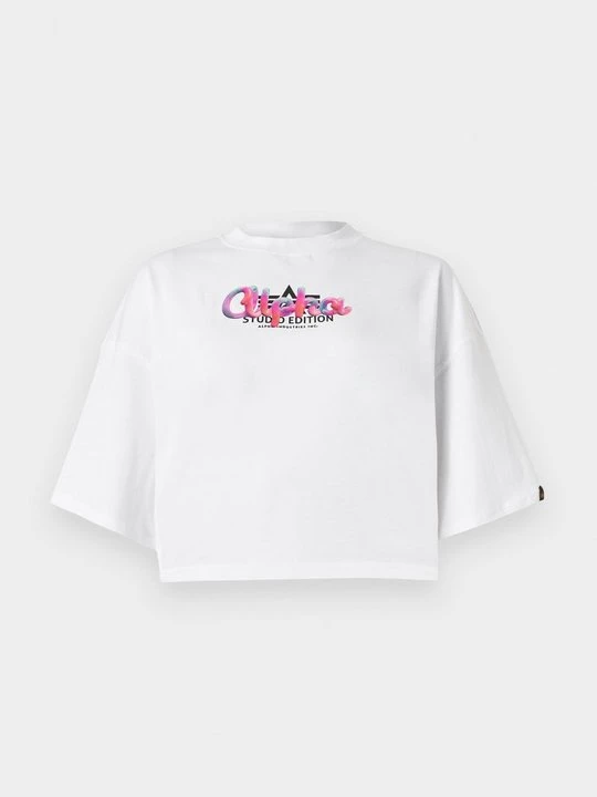 Zdjęcie produktu T-shirt z nadrukiem Alpha Industries biały