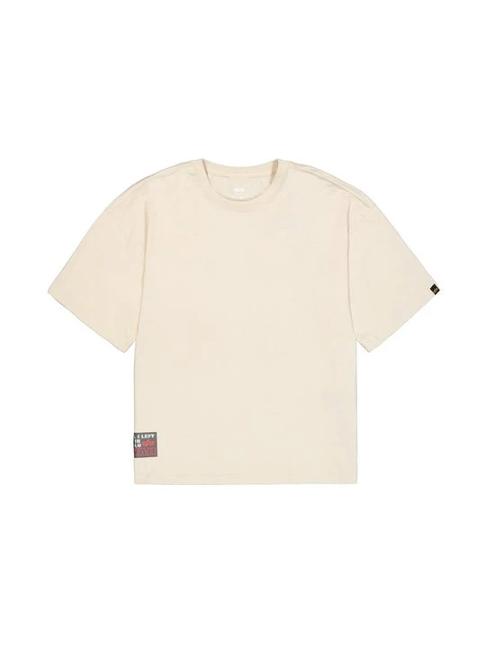 Zdjęcie produktu T-shirt z nadrukiem Alpha Industries mleczny
