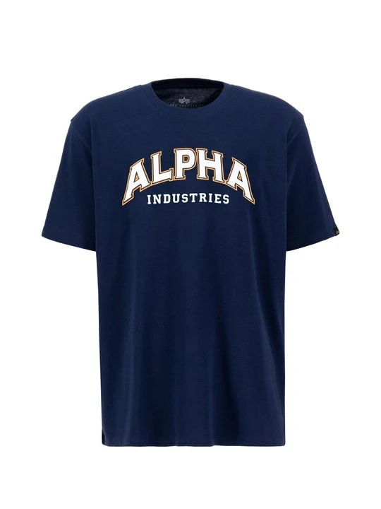 Zdjęcie produktu T-shirt z nadrukiem Alpha Industries niebieski
