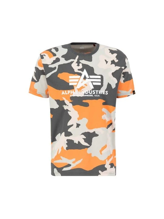 Zdjęcie produktu T-shirt z nadrukiem Alpha Industries pomarańczowy