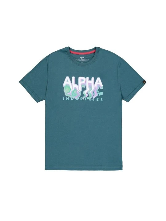 Zdjęcie produktu T-shirt z nadrukiem Alpha Industries zielony