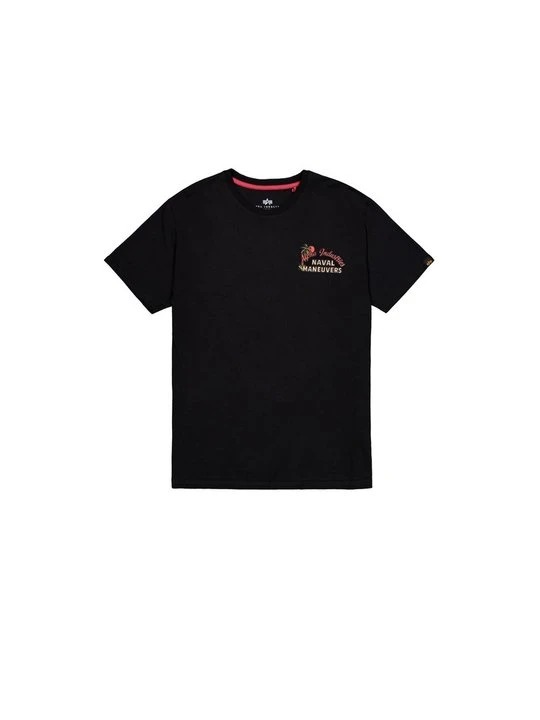 Zdjęcie produktu T-shirt z nadrukiem Alpha Industries czarny