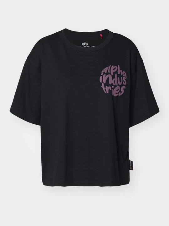 Zdjęcie produktu T-shirt z nadrukiem Alpha Industries czarny