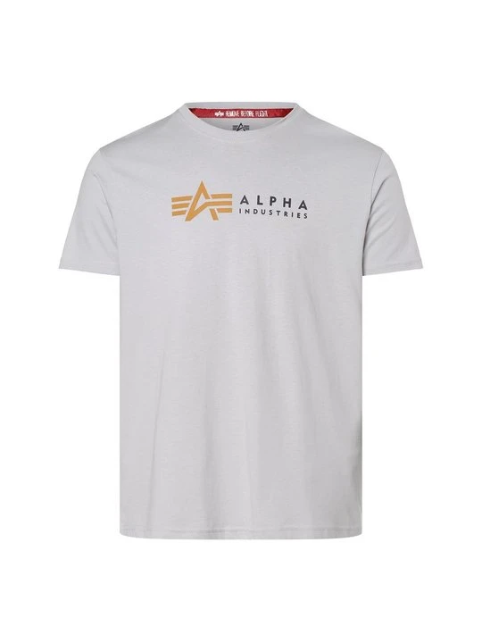 Zdjęcie produktu T-shirt z nadrukiem Alpha Industries jasnoszary