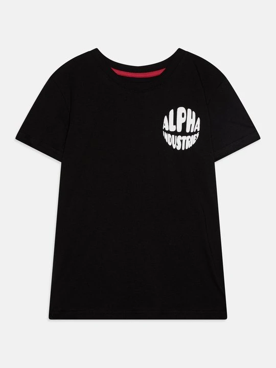 Zdjęcie produktu T-shirt z nadrukiem Alpha Industries czarny