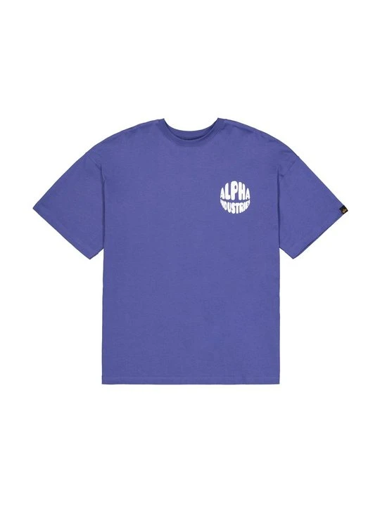 Zdjęcie produktu T-shirt z nadrukiem Alpha Industries fioletowy