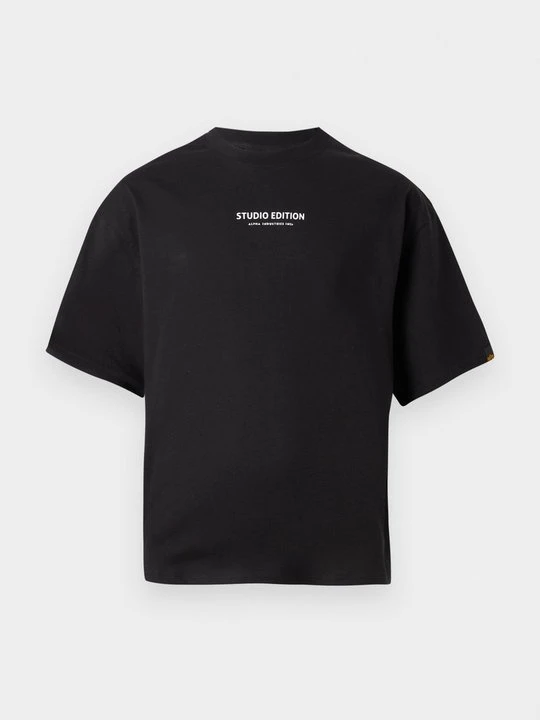 Zdjęcie produktu T-shirt z nadrukiem Alpha Industries czarny