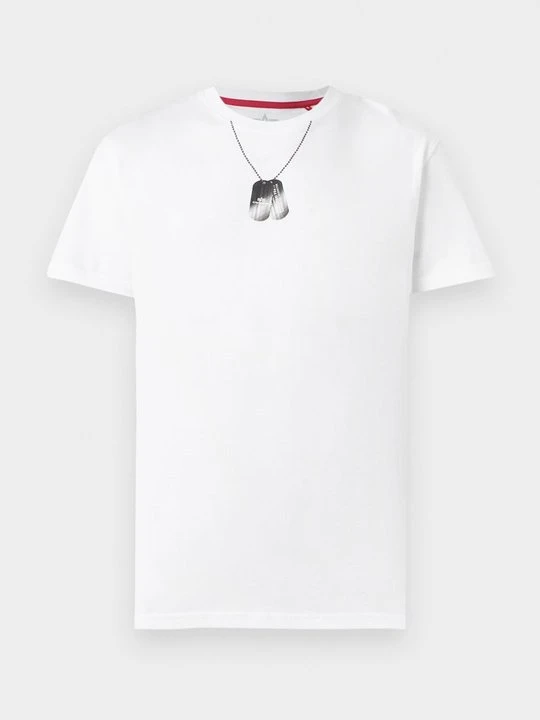 Zdjęcie produktu T-shirt z nadrukiem Alpha Industries biały