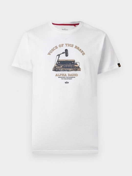 Zdjęcie produktu T-shirt z nadrukiem Alpha Industries biały