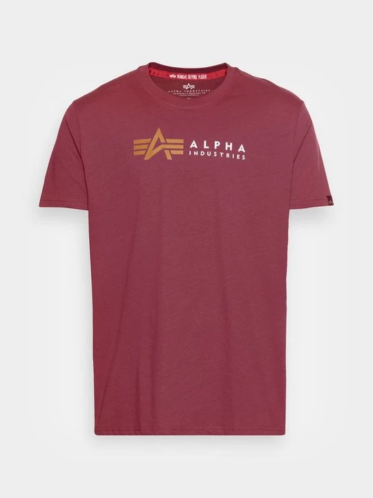 Zdjęcie produktu T-shirt z nadrukiem Alpha Industries bordowy