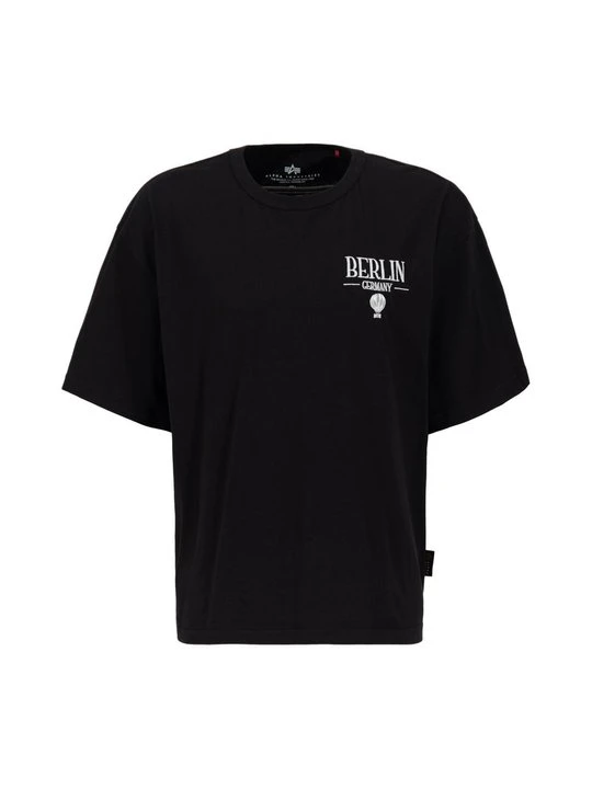 Zdjęcie produktu T-shirt z nadrukiem Alpha Industries czarny