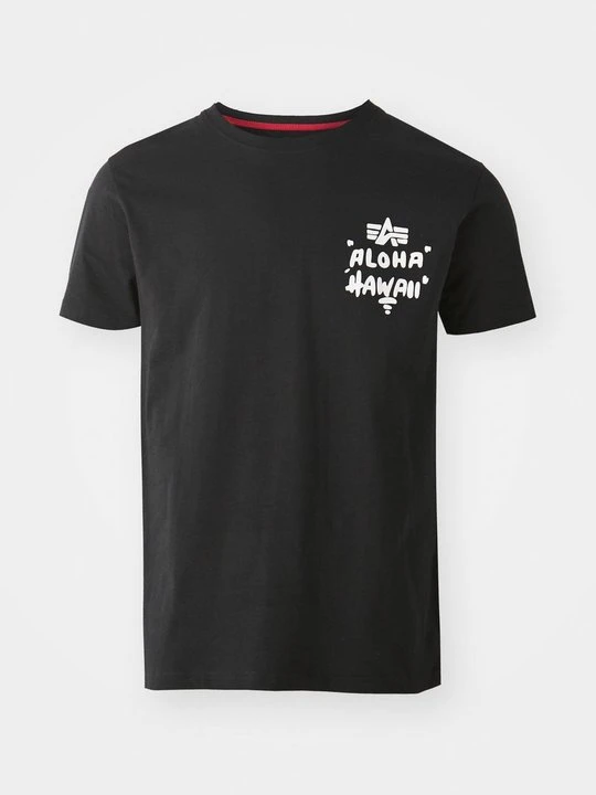 Zdjęcie produktu T-shirt z nadrukiem Alpha Industries czarny