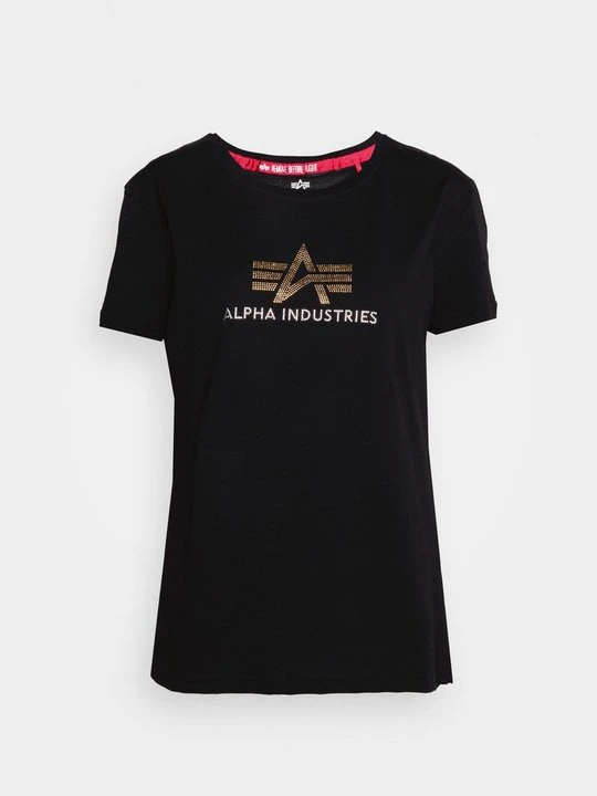 Zdjęcie produktu T-shirt z nadrukiem Alpha Industries czarny