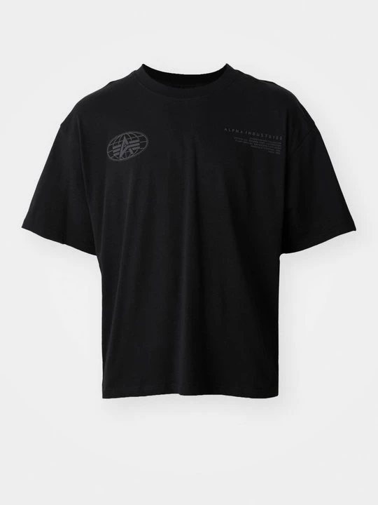 Zdjęcie produktu T-shirt z nadrukiem Alpha Industries czarny
