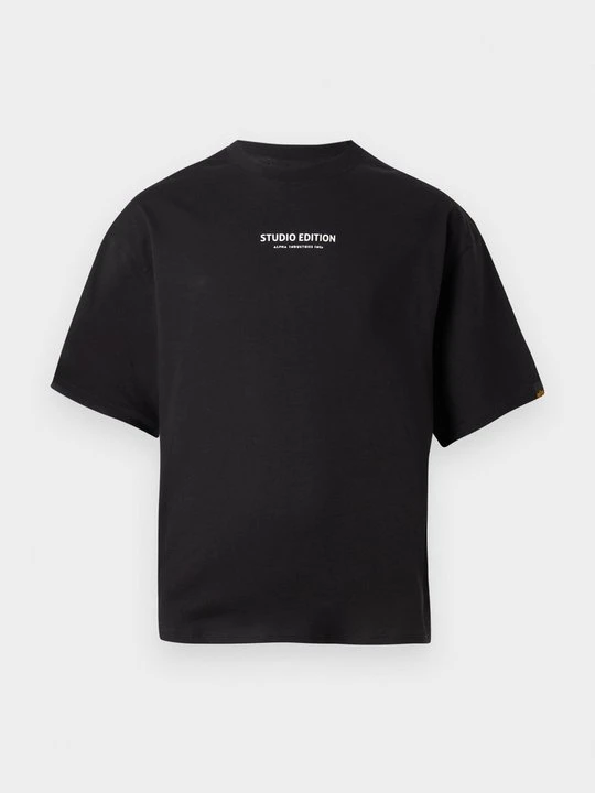 Zdjęcie produktu T-shirt z nadrukiem Alpha Industries czarny