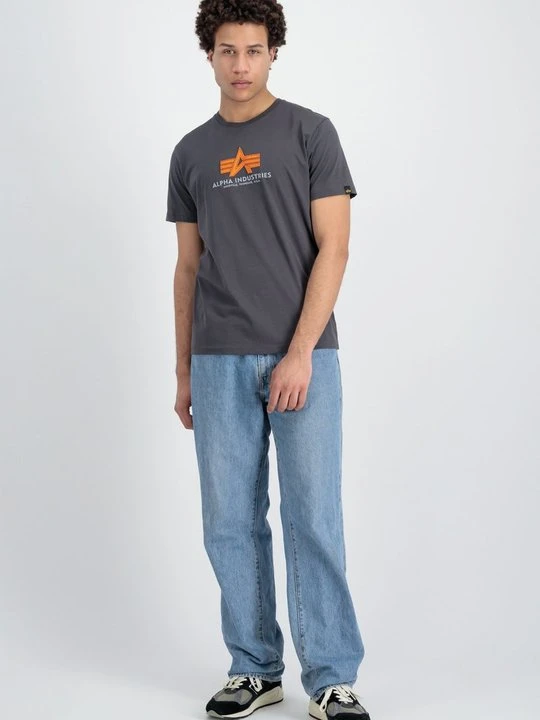 Zdjęcie produktu T-shirt z nadrukiem Alpha Industries szary
