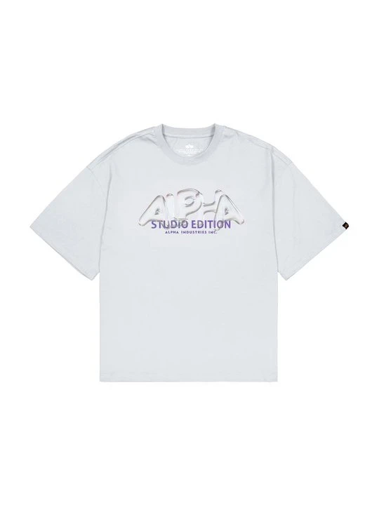 Zdjęcie produktu T-shirt z nadrukiem Alpha Industries szary
