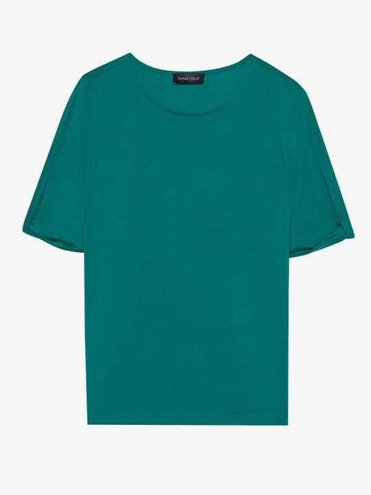 Zdjęcie produktu T-shirt z nadrukiem Anna Field ciemnozielony