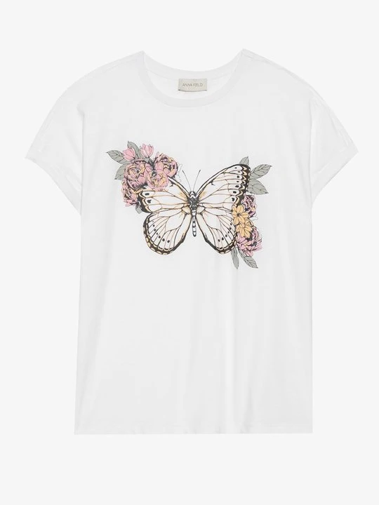 Zdjęcie produktu T-shirt z nadrukiem Anna Field biały