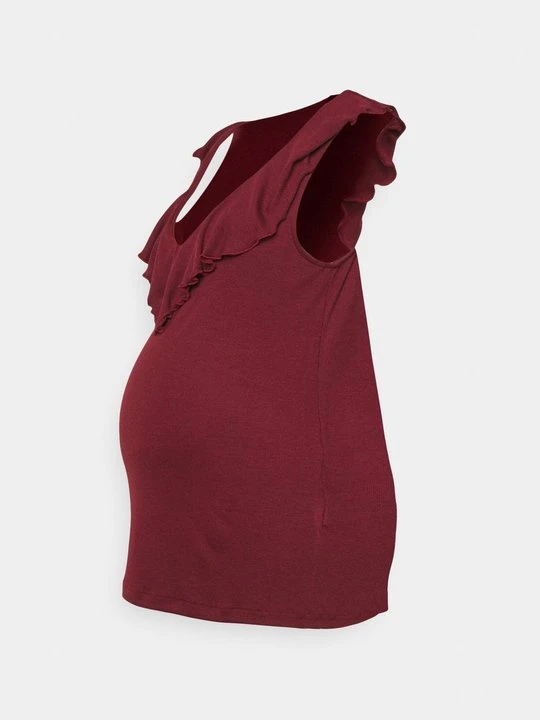 Zdjęcie produktu T-shirt z nadrukiem Anna Field MAMA By Zalando bordowy