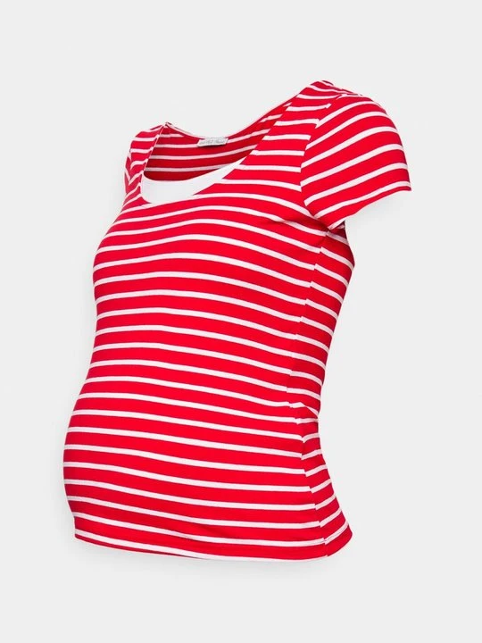 Zdjęcie produktu T-shirt z nadrukiem Anna Field ciemnoczerwony