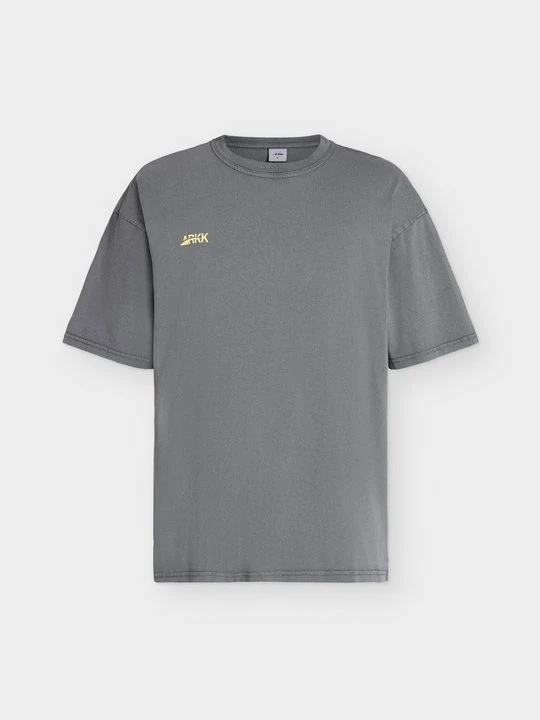 Zdjęcie produktu T-shirt z nadrukiem ARKK Copenhagen szary melanż