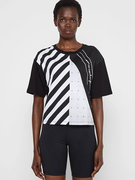 Zdjęcie produktu T-shirt z nadrukiem Armani Exchange czarny