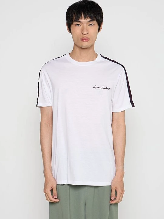 Zdjęcie produktu T-shirt z nadrukiem Armani Exchange biały