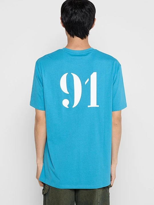 Zdjęcie produktu T-shirt z nadrukiem Armani Exchange jasnoniebieski