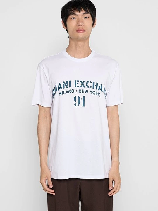 Zdjęcie produktu T-shirt z nadrukiem Armani Exchange biały